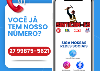 SINTICON-ES REFORÇA CANAL DE ATENDIMENTO AOS TRABALHADORES: DENÚNCIAS, DÚVIDAS JURÍDICAS E MUITO MAIS!